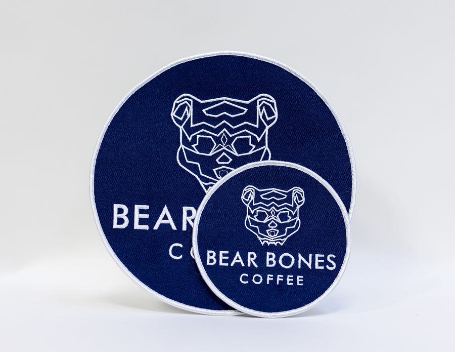 Bear Bones Sew on Patch